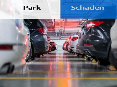 Fahrzeuge in einem Parkhaus als Motiv für Park- und Unfallschäden